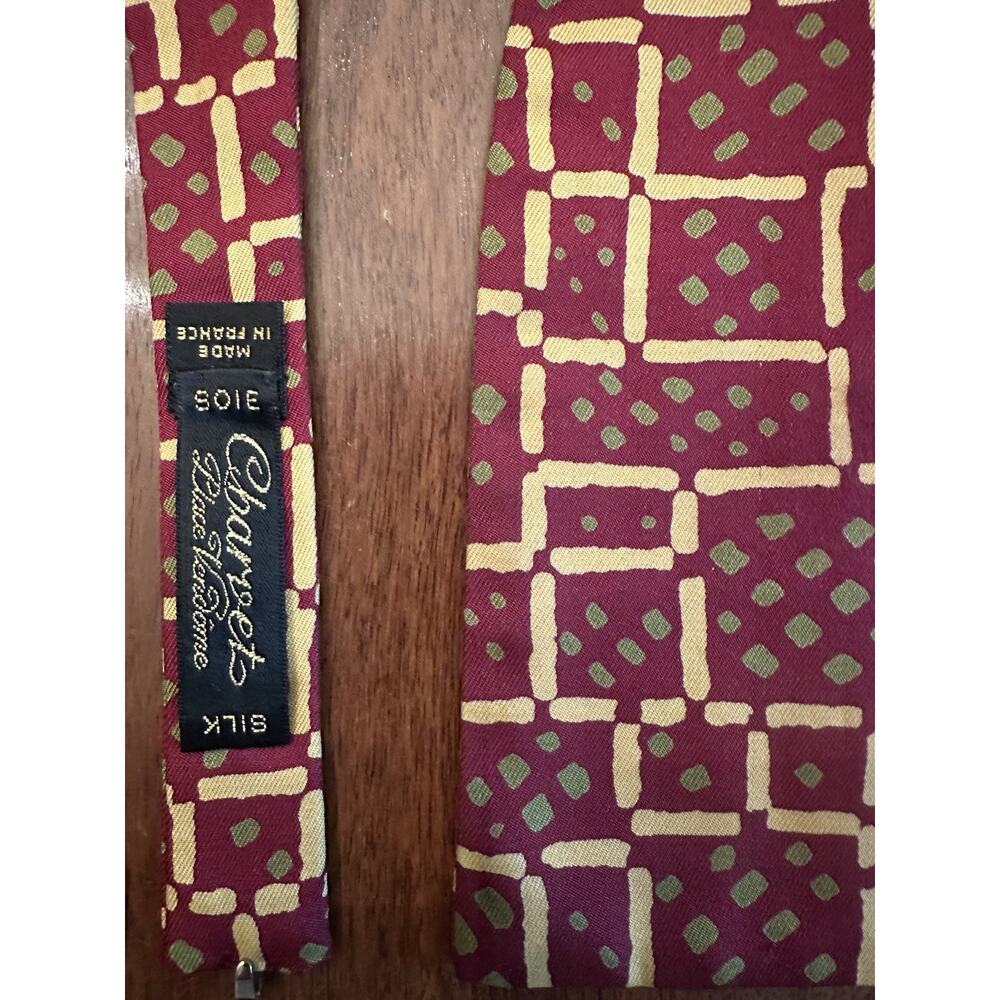 Vintage Charvet 100% Silk Bow Tie